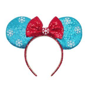 Disney Minnie Red Sequined Snowflake Headband